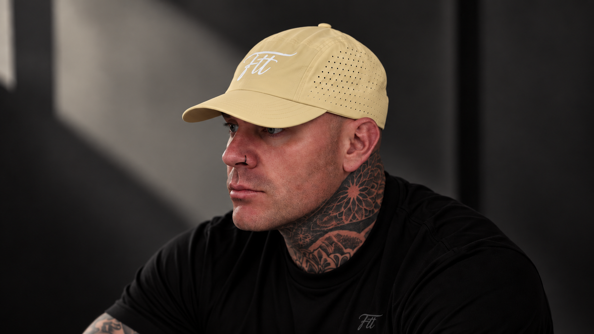 FTT LOWLINE™ Short Brim 5-Panel Cap - Khaki